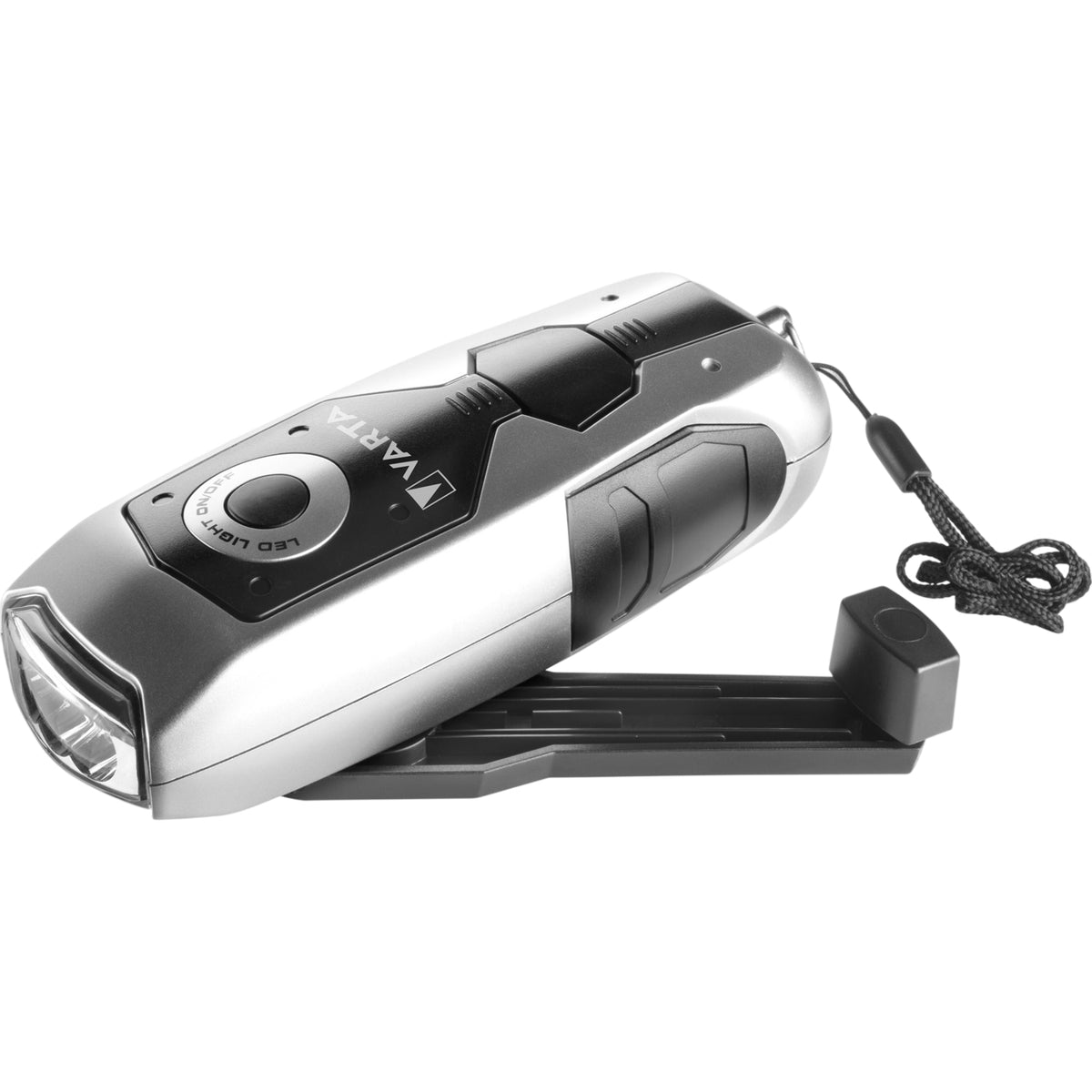 Dynamo Light Crank flashlight 28 lm Silver