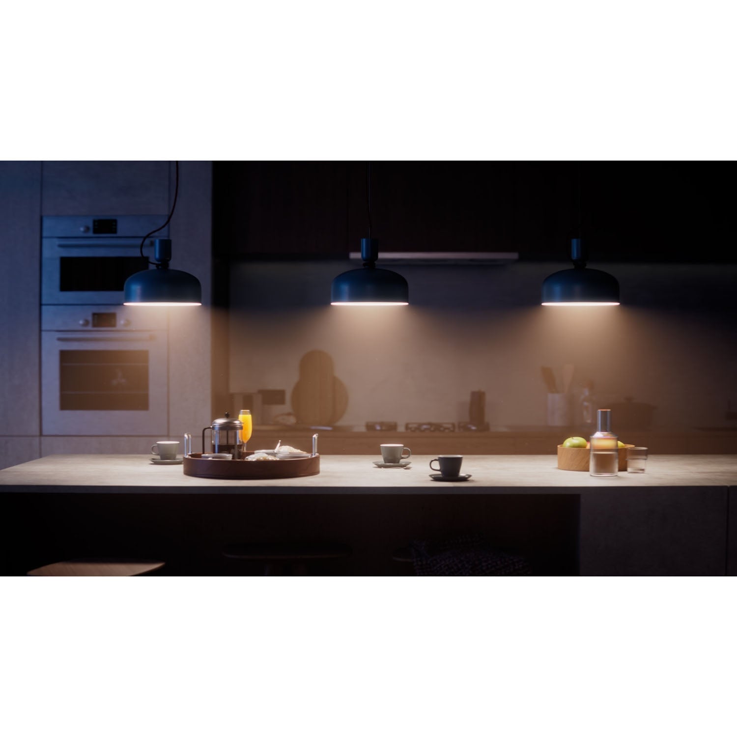 E27 LED Bulbs, White & Color Ambiance, 810lm, 2-Pack