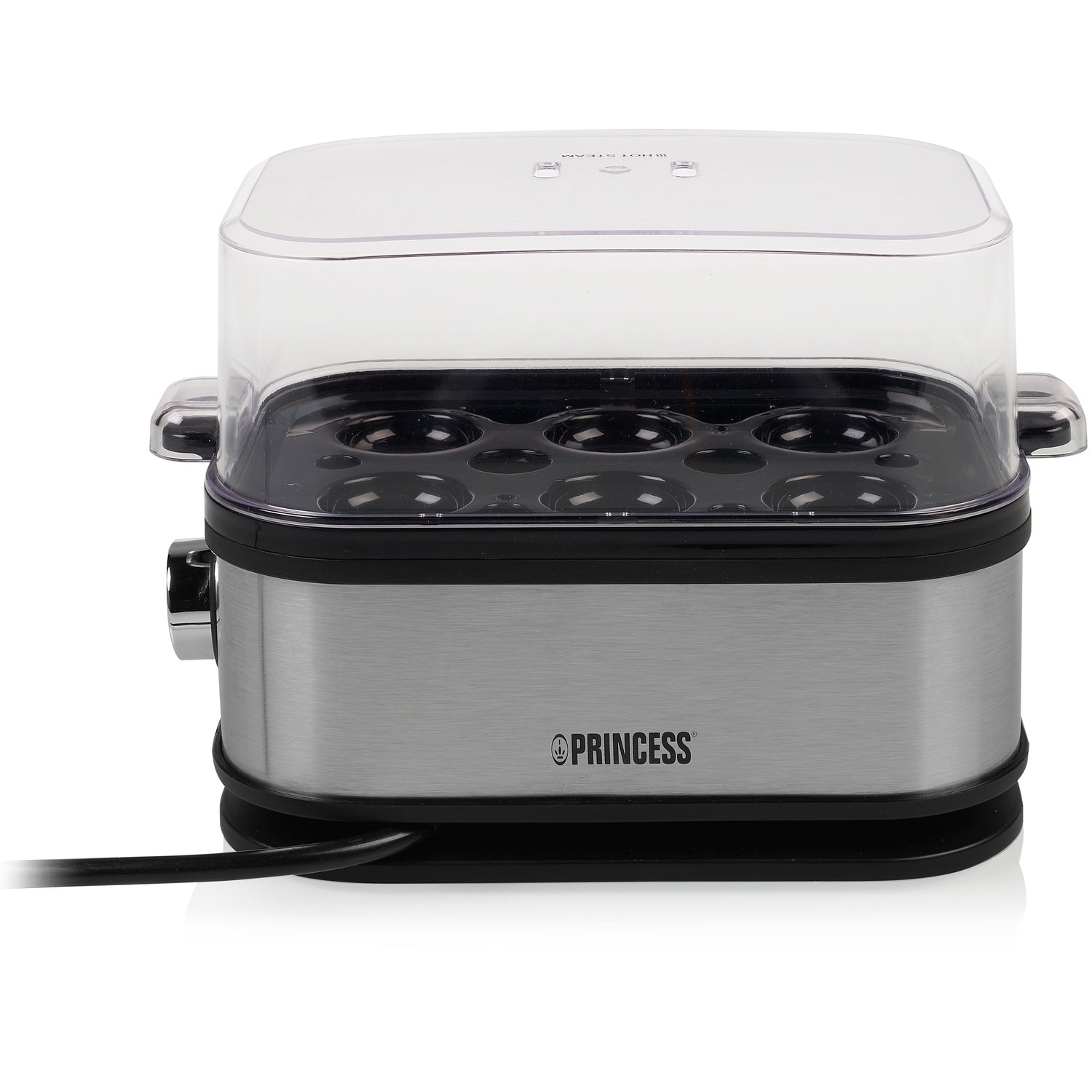 Egg cooker 6 eggs 400 Watt Stainless steel