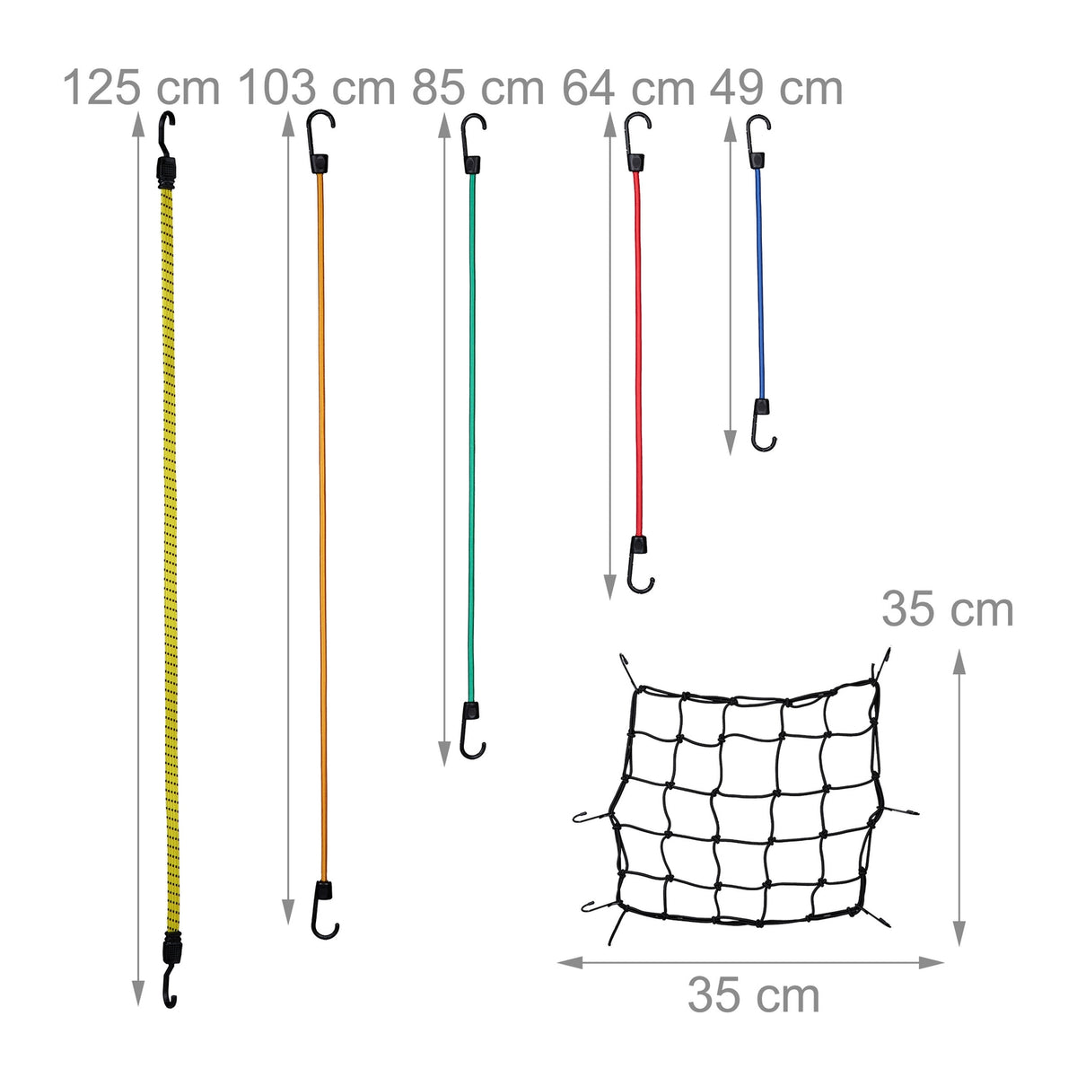 Elastic set of 34