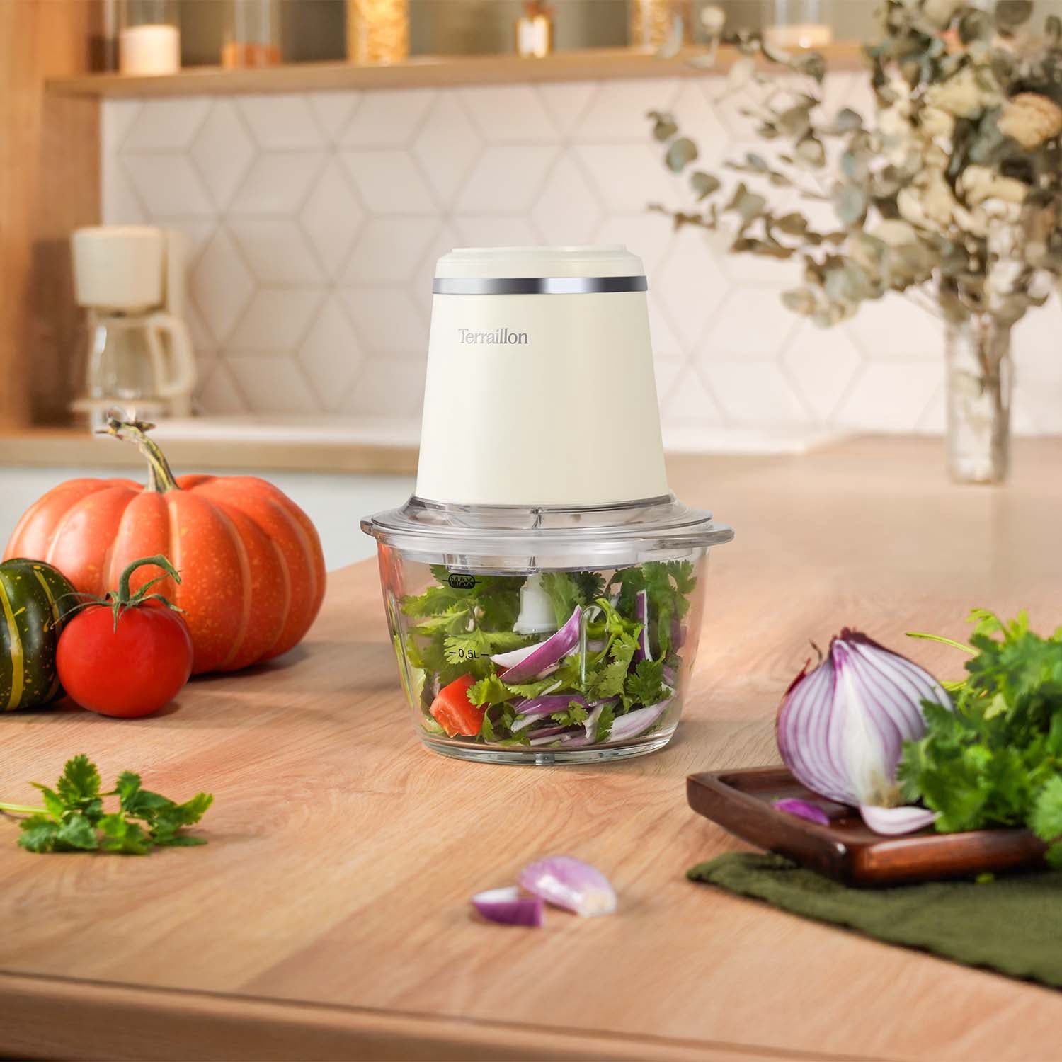 Electric Chopper 1.2L, 350W, 4 Stainless Blades