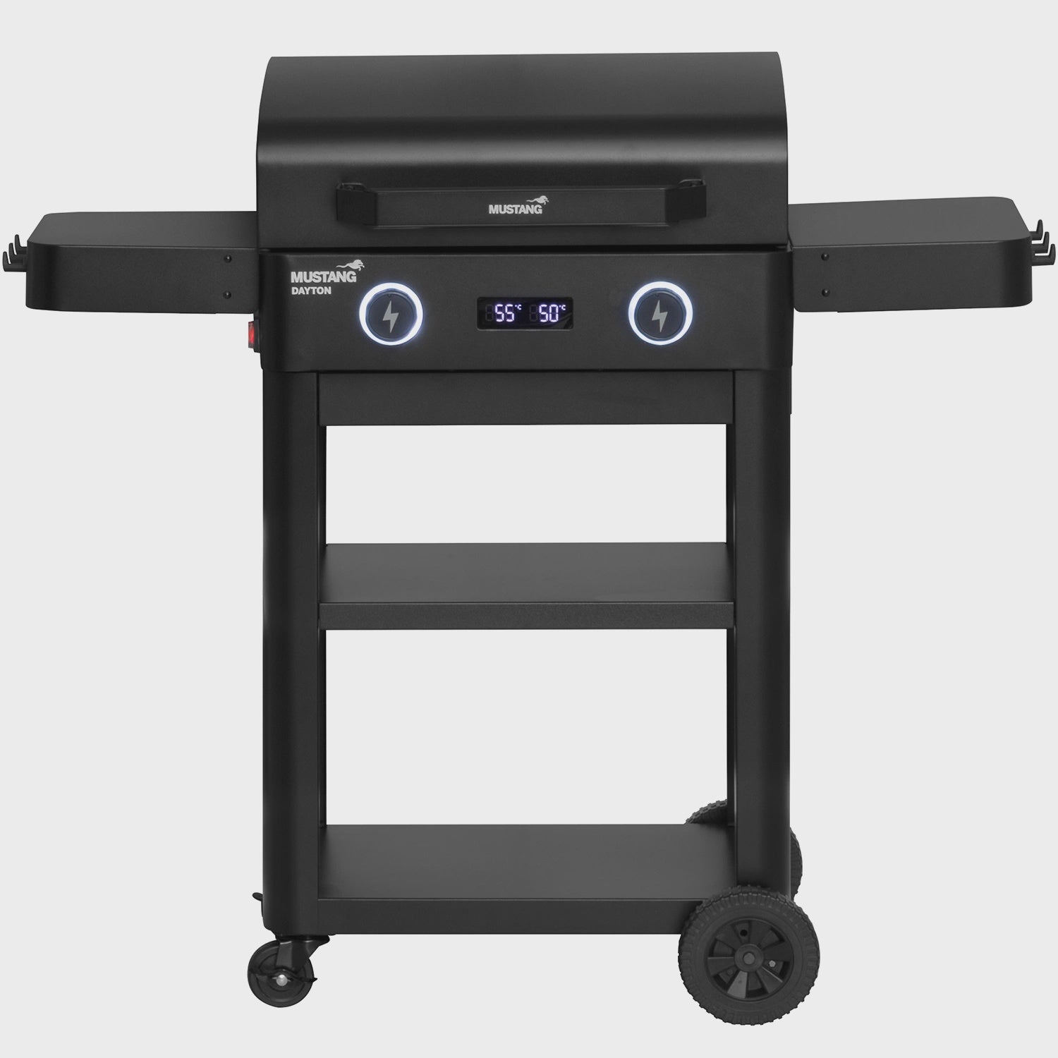 Electric Grill with Cart, Dual Heat Zones, 2300W