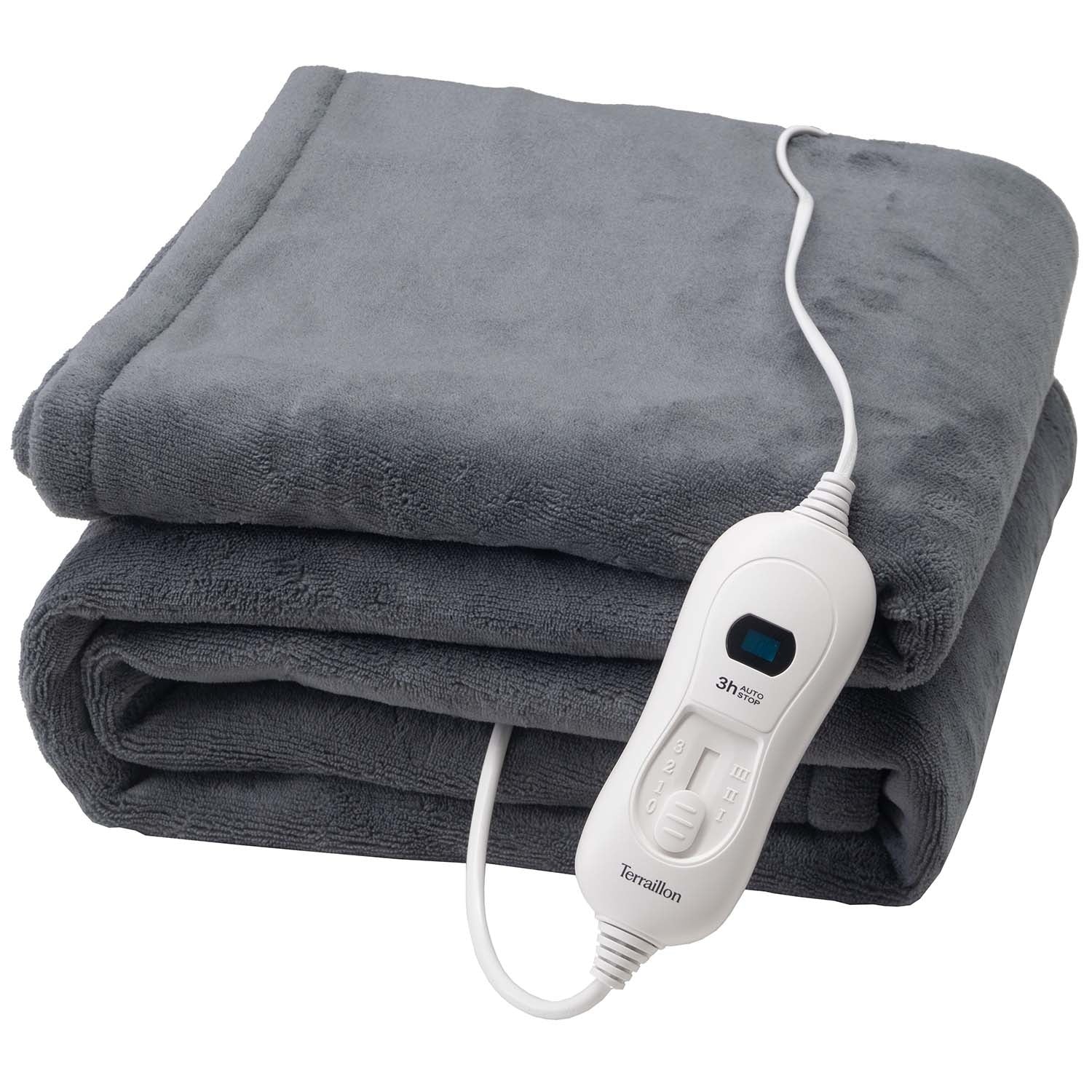 Electric Heated Blanket, 160x120cm, Dark Grey