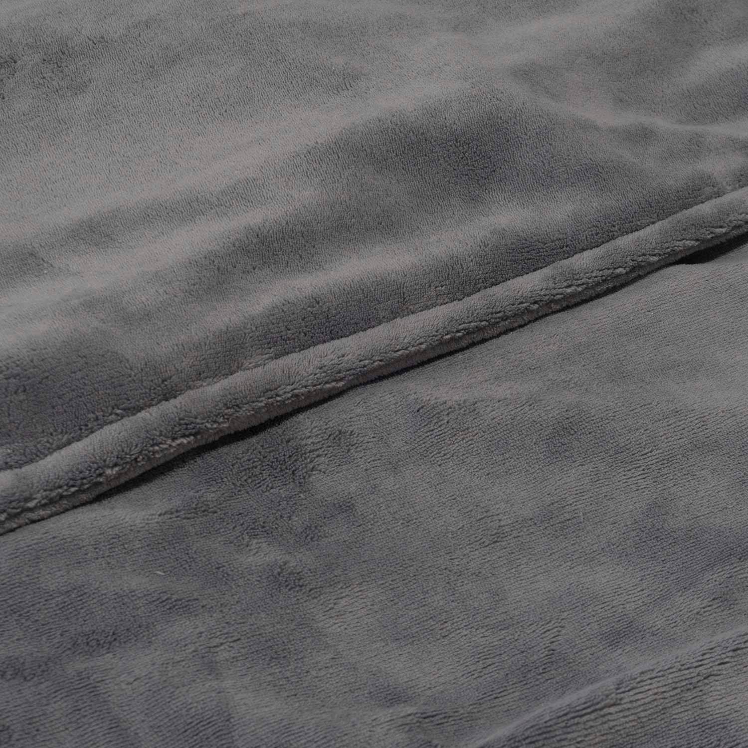 Electric Heated Blanket, 160x120cm, Dark Grey