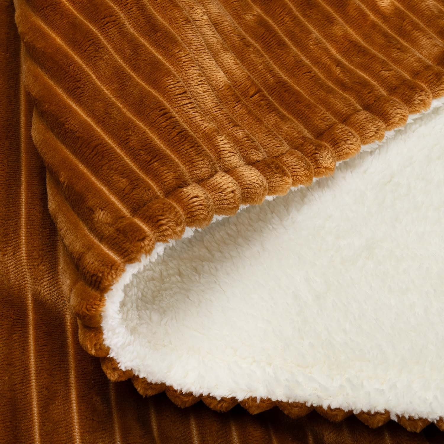 Electric Heated Blanket, 180x130cm, 140W, Caramel