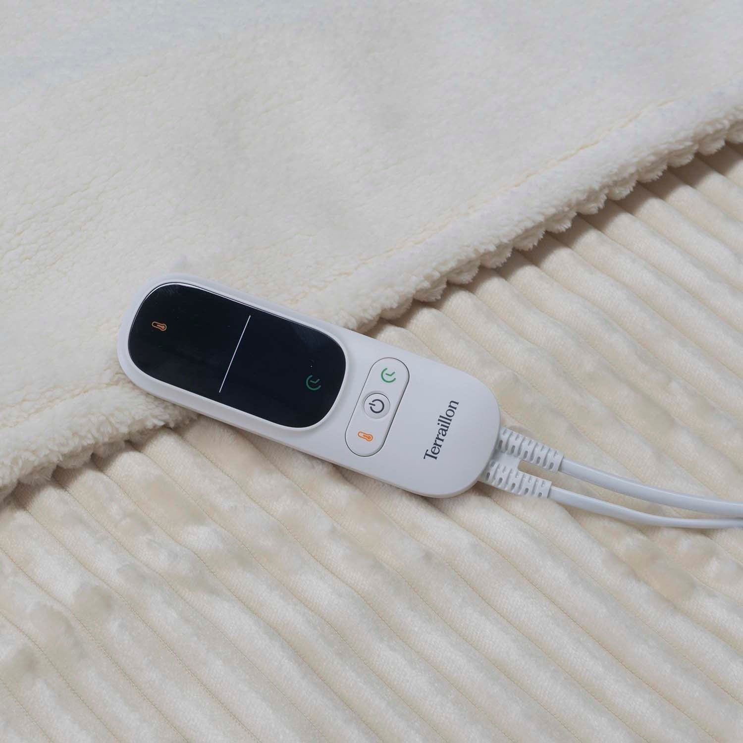 Electric Heated Blanket, 180x130cm, 140W, Cream