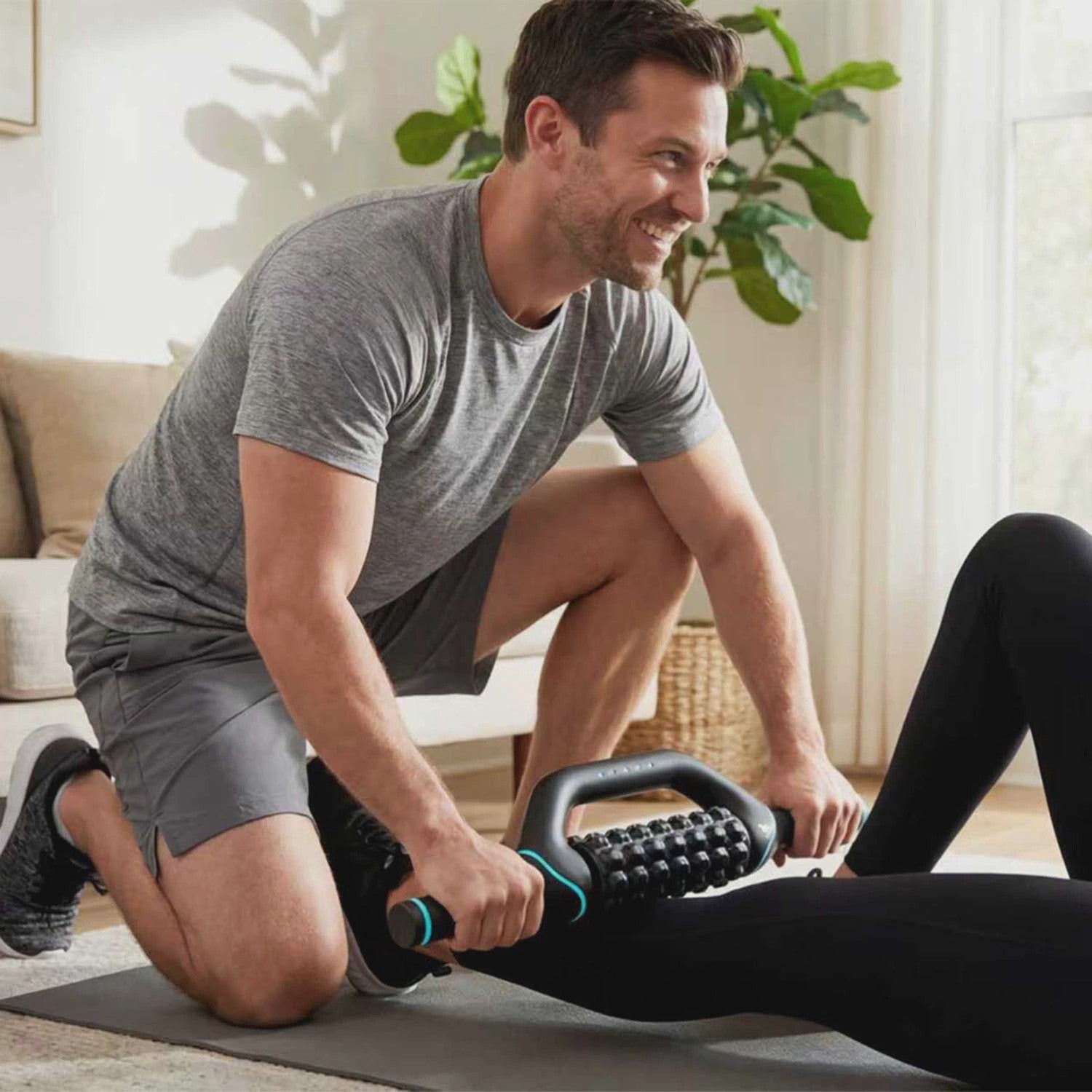 Electric Massage Roller, 6 Speeds, Rotating Percussion