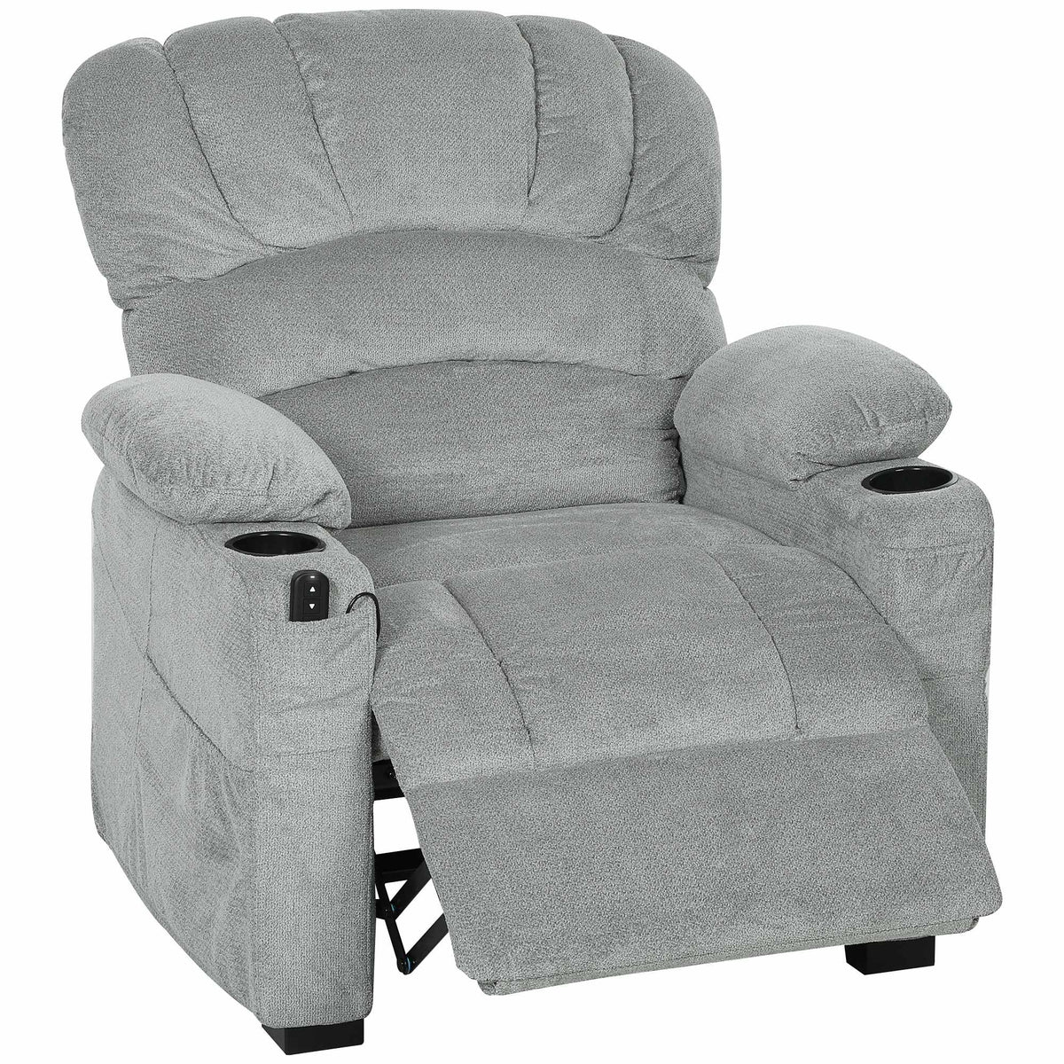 Electric Recliner Chair with USB, Memory Positions, Grey