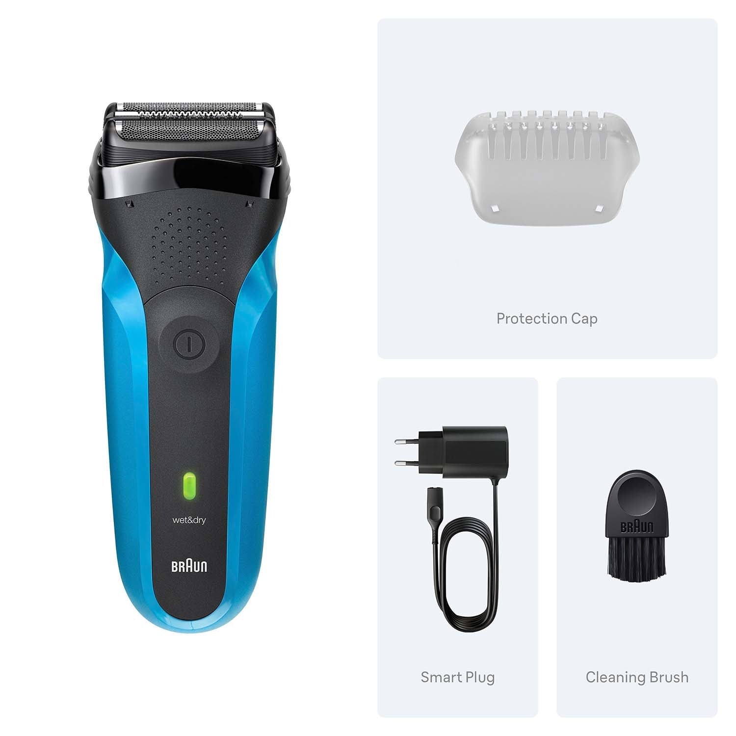 Electric Shaver Series 3 310s with Protective Cap