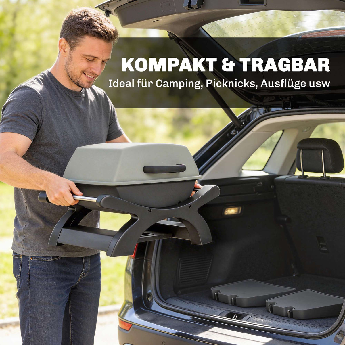 Electric Table Grill 2300W, Non-Stick, Portable, 23x71 cm