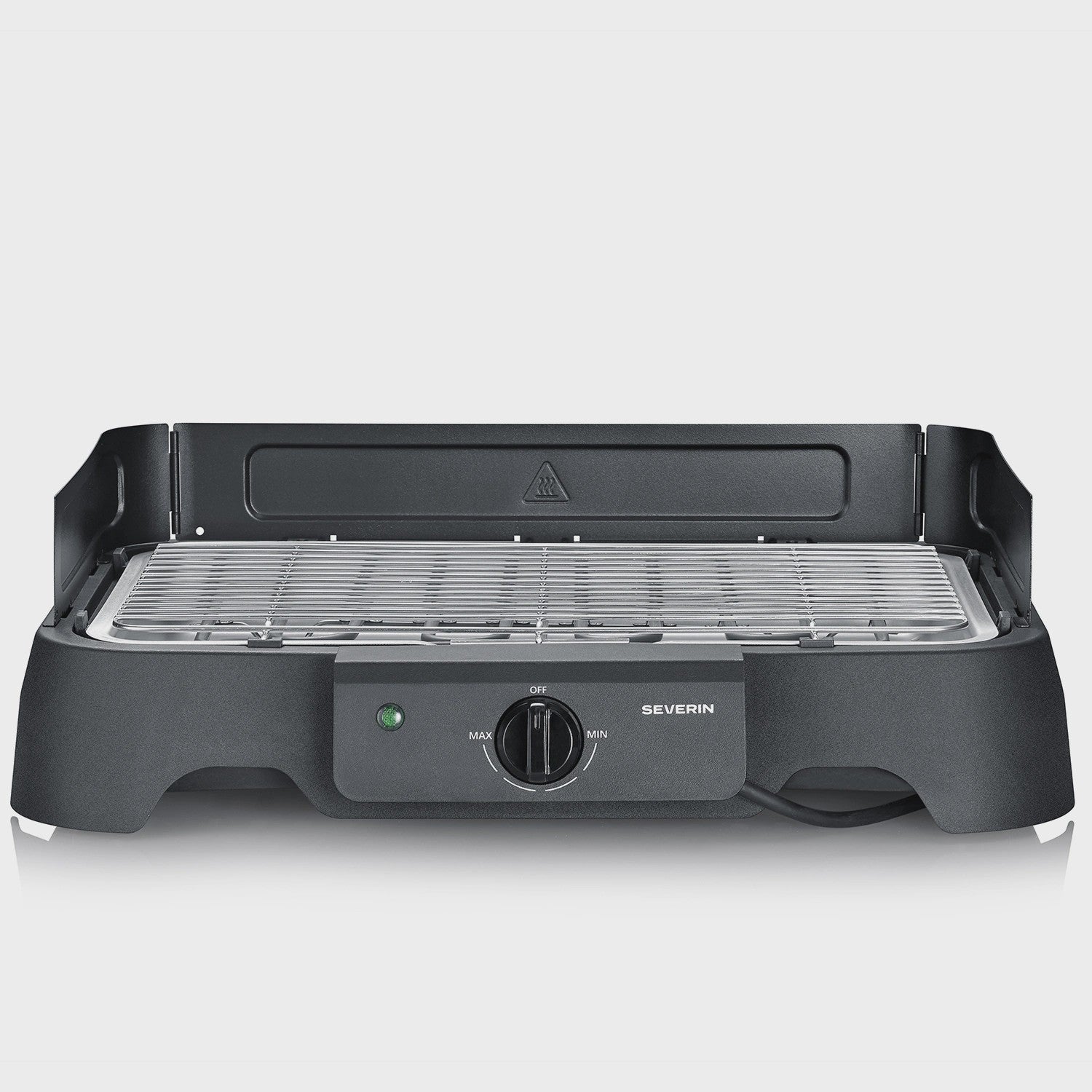 Electric Tabletop BBQ Grill with Stainless Steel Grate