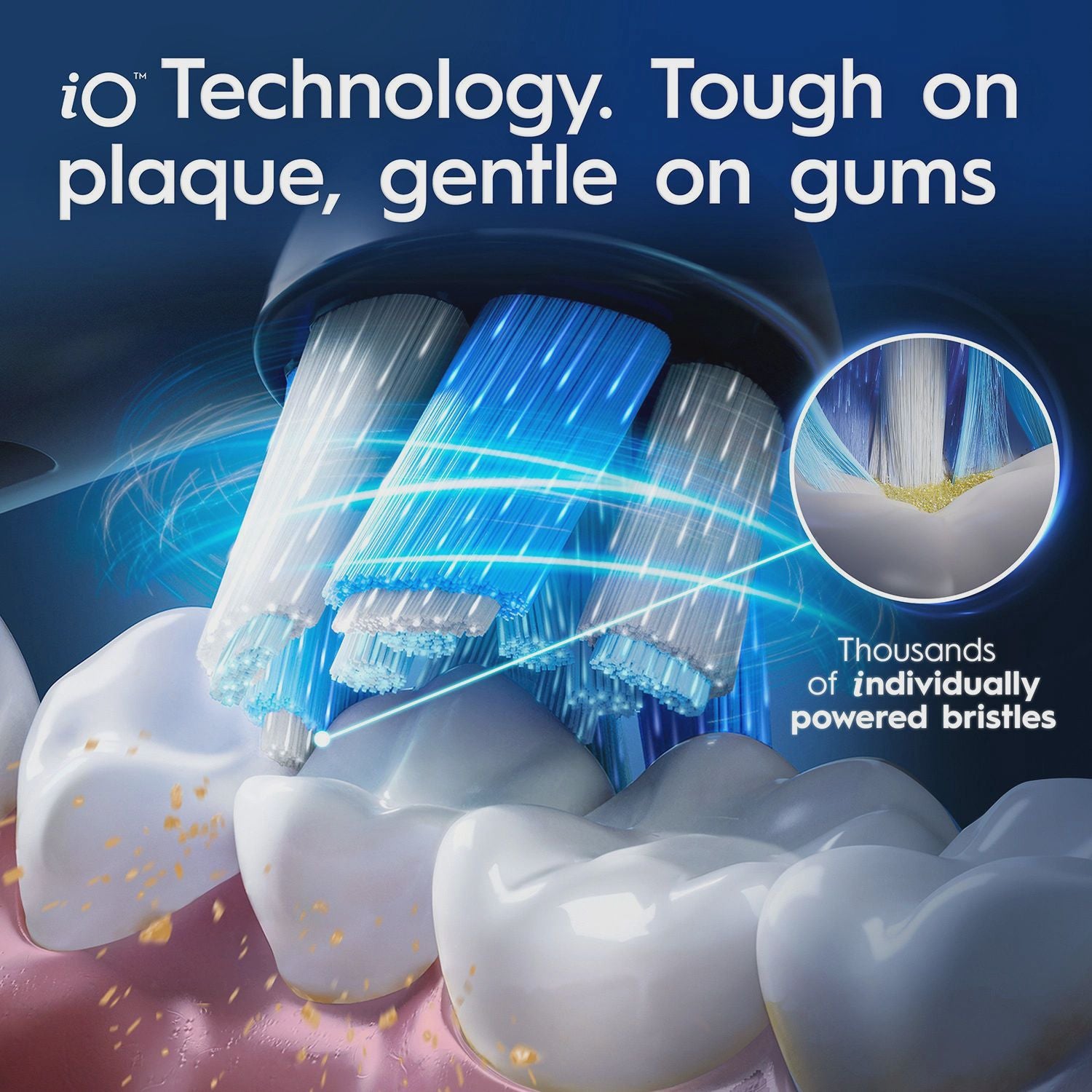 Electric Toothbrush Head, Round, Micro-Vibrating Bristles