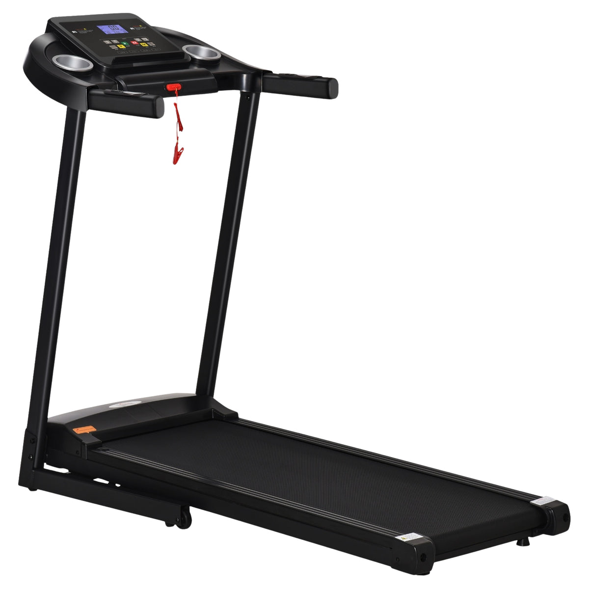 Electric Treadmill Foldable With 12 Programs, Led Display, Cup Holder & Mobile Phone Holder, For Home Gym