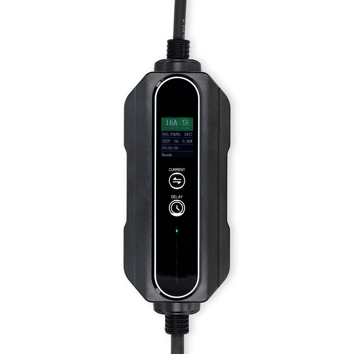 Electric Vehicle Portable Charger | AT-N05V3V3-F 3G1.5 | 1380 / 2300 / 3680 W | 6 / 8 / 10 / 13 / 16 A | 1 Phase | 5.00 m | Black | Gift Box