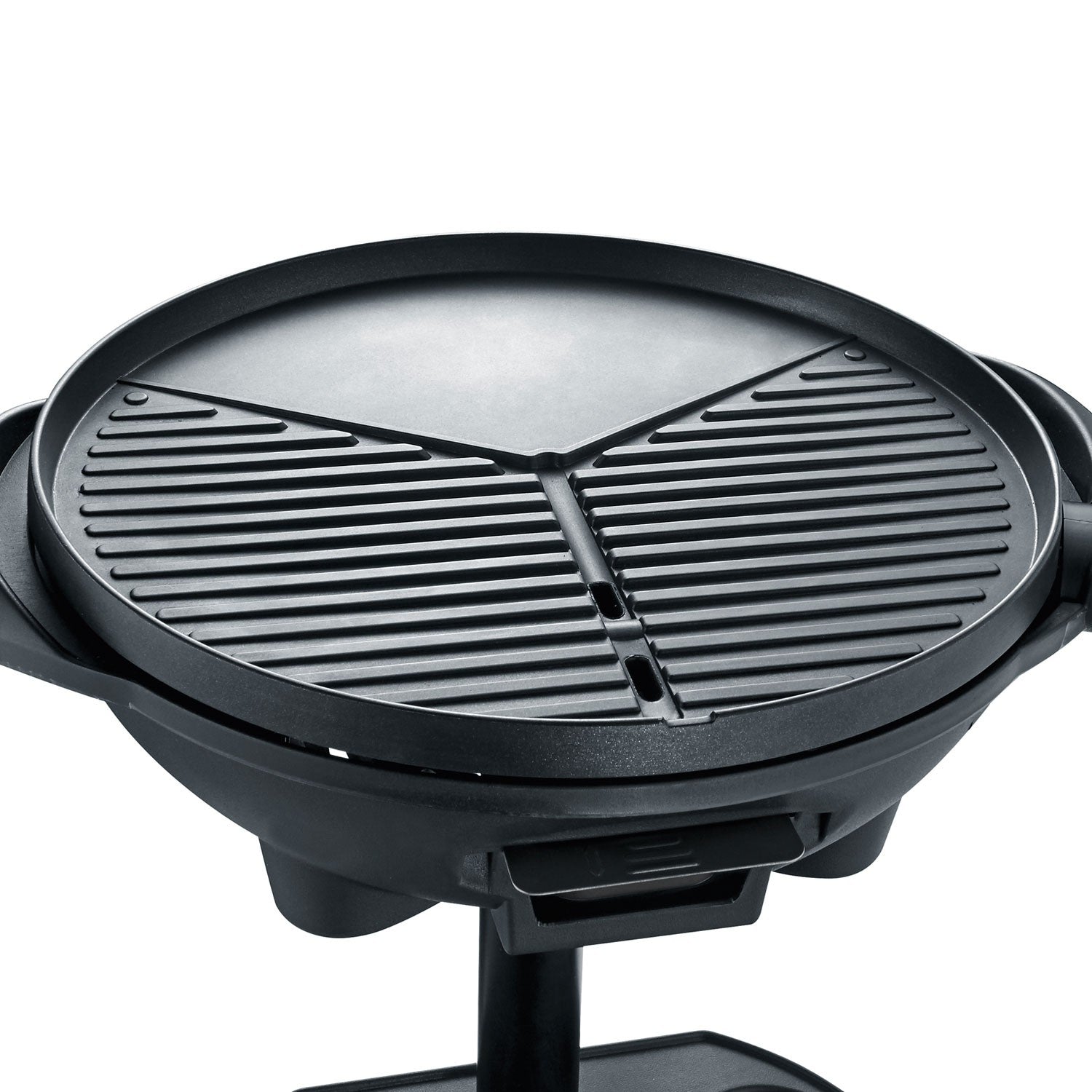 Electric grill globe column stand with lid, PG8541