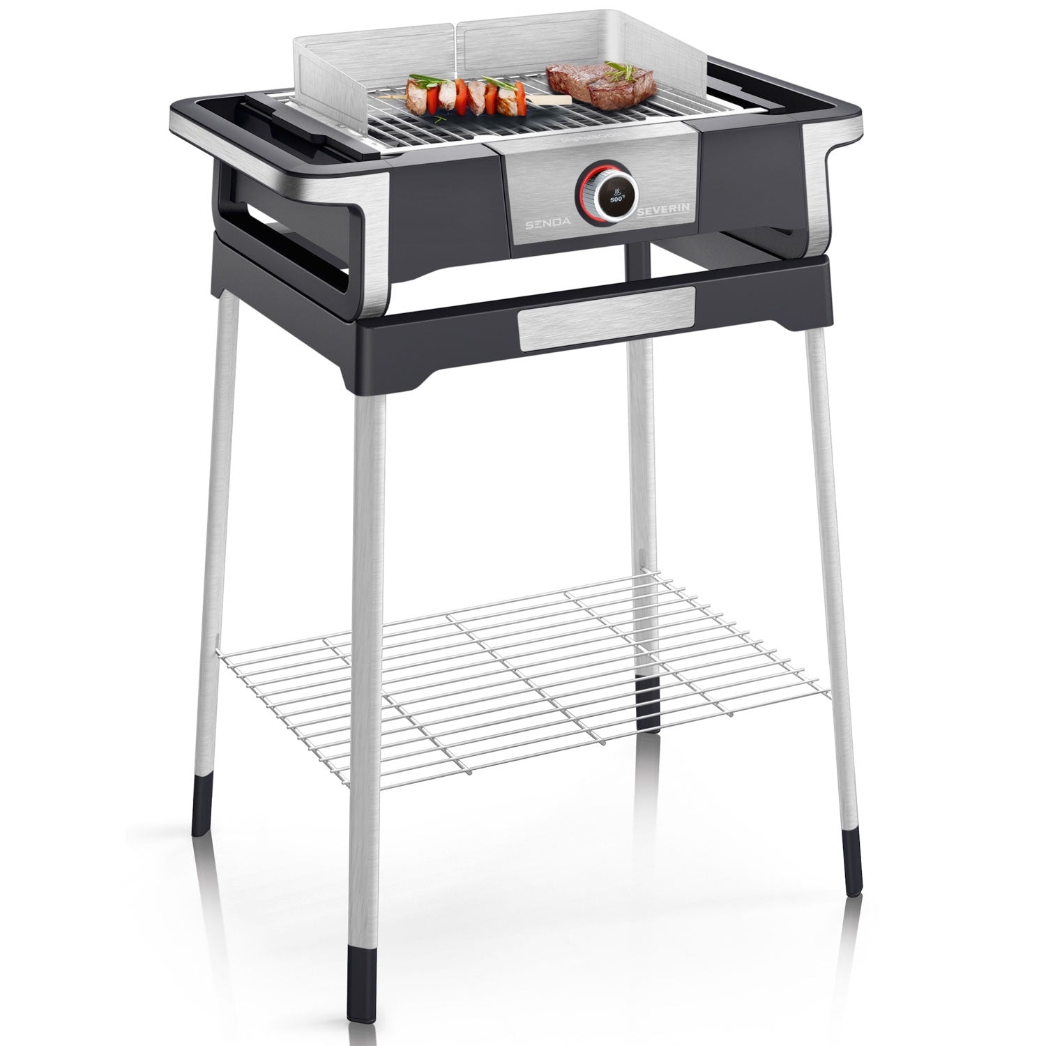 Electric grill with legs 500°C Senoa digital PG8118