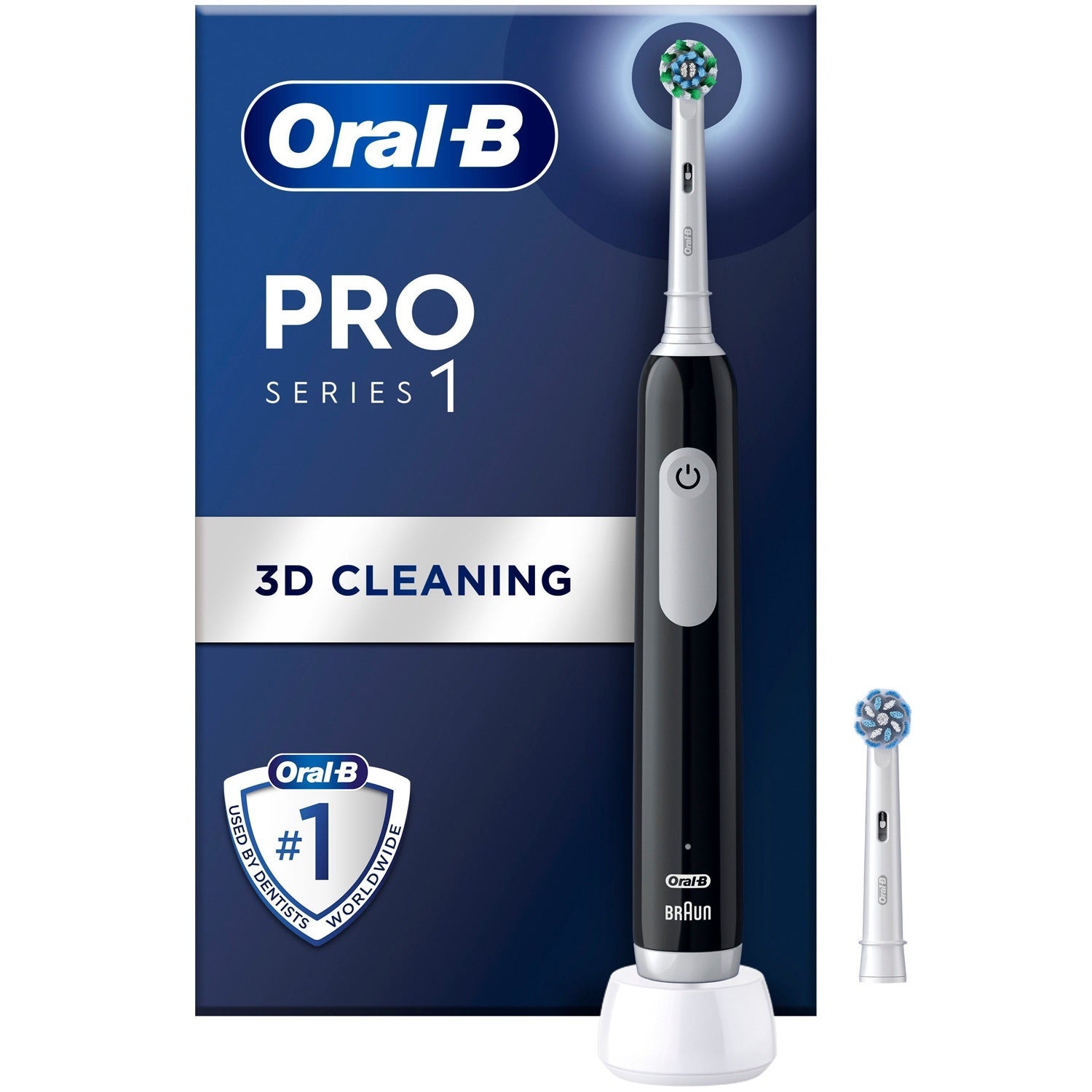 Electric toothbrush Pro1 Black + Extra Refill