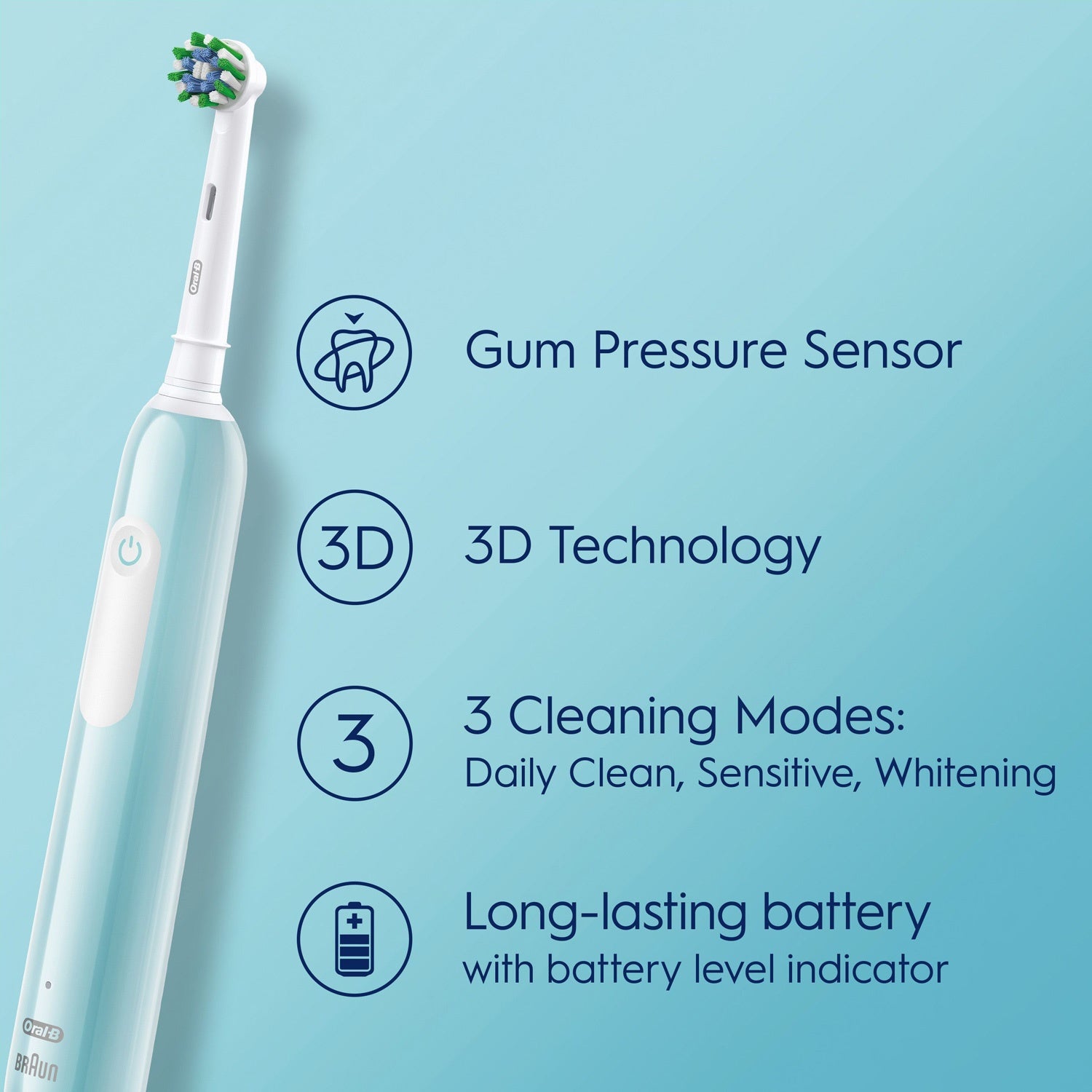 Electric toothbrush Pro1 Turquoise + Extra Refill