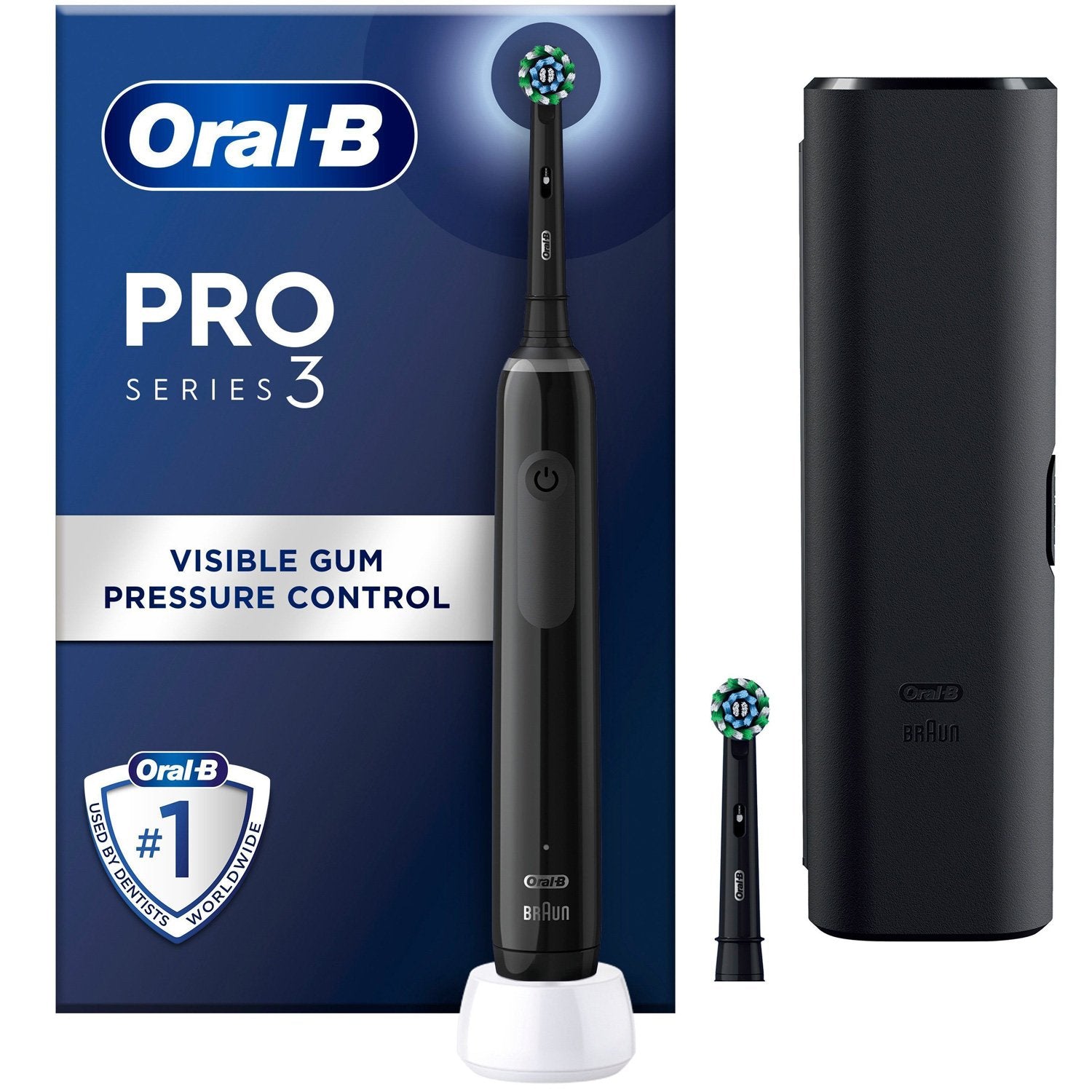 Electric toothbrush Pro3 Black + Extra Refill + TC