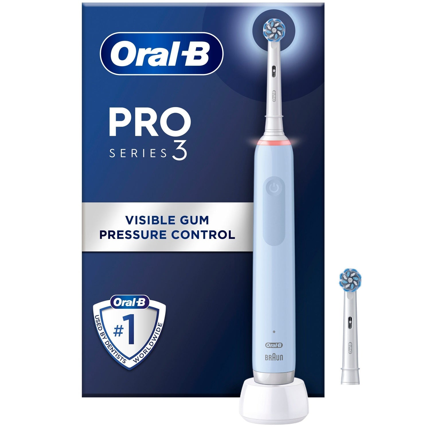 Electric toothbrush Pro3 Blue + Extra Refill
