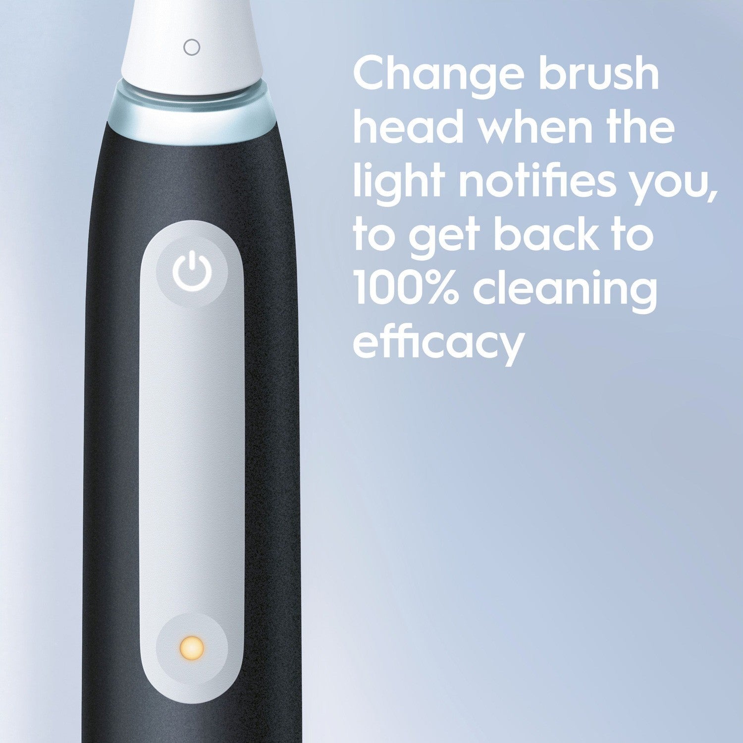 Electric toothbrush iO3 Duo Matt Black / Ice Blue