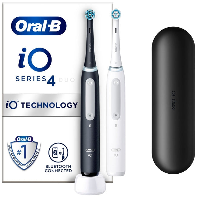 Electric toothbrush iO4 Duo Black UCB / White SC