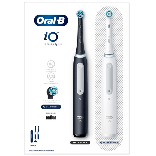 Electric toothbrush iO4 Duo Black UCB / White SC