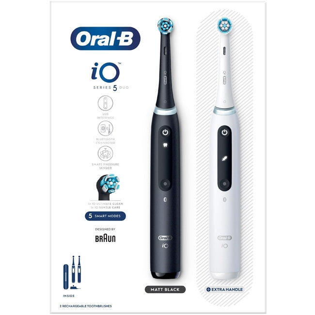 Electric toothbrush iO5 Duo Black UCB/ White SC