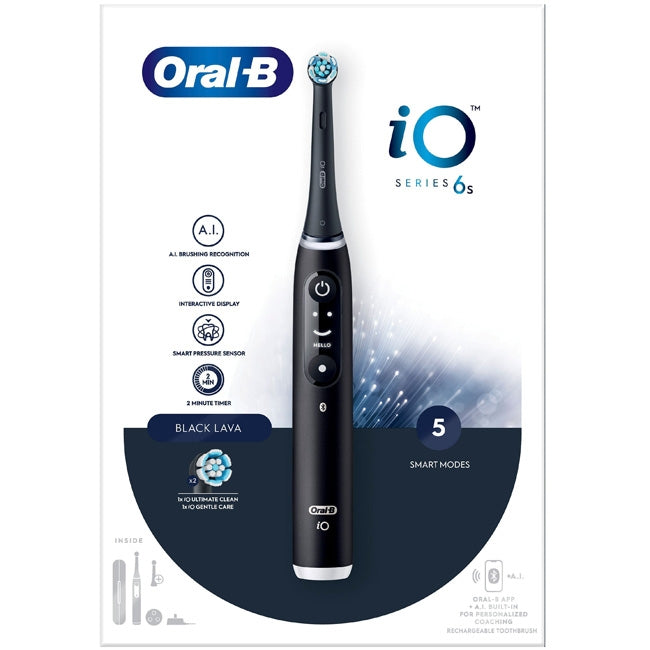 Electric toothbrush iO6S Black Lava