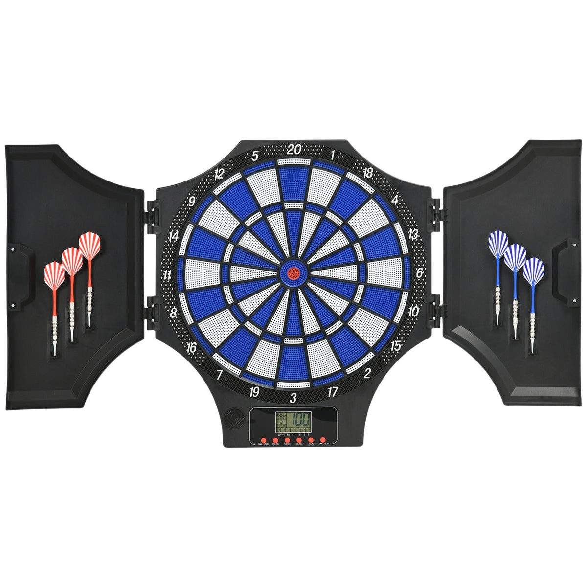 Electronic Dartboard Dartboard With 12 Darts, Replacement Tips, Dart Machine, Lcd Display, For 8 Players