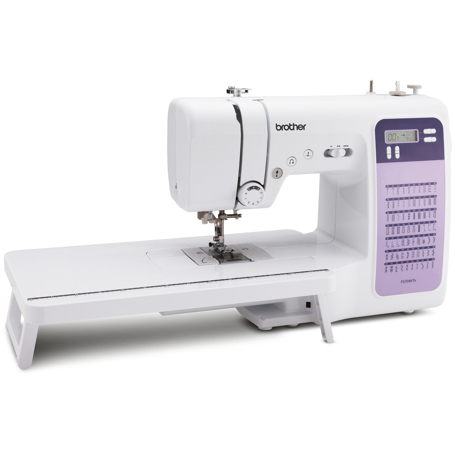 Electronic Sewing Machine, 70 Stitches, LCD Display