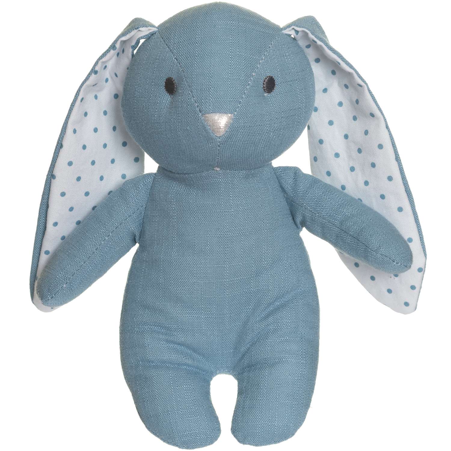 Elina, rabbit in cotton & linen mix, sky blue