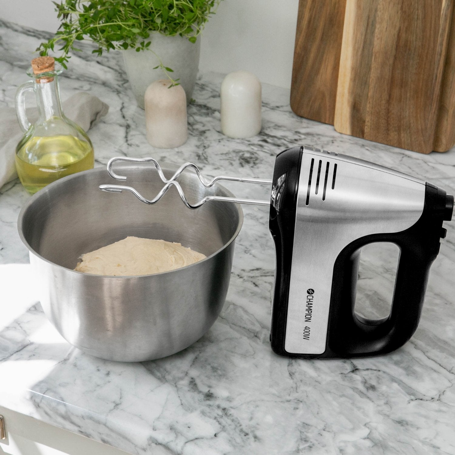 Elvisp 400W 5-speed + Turbo EV400 Black/Stainless