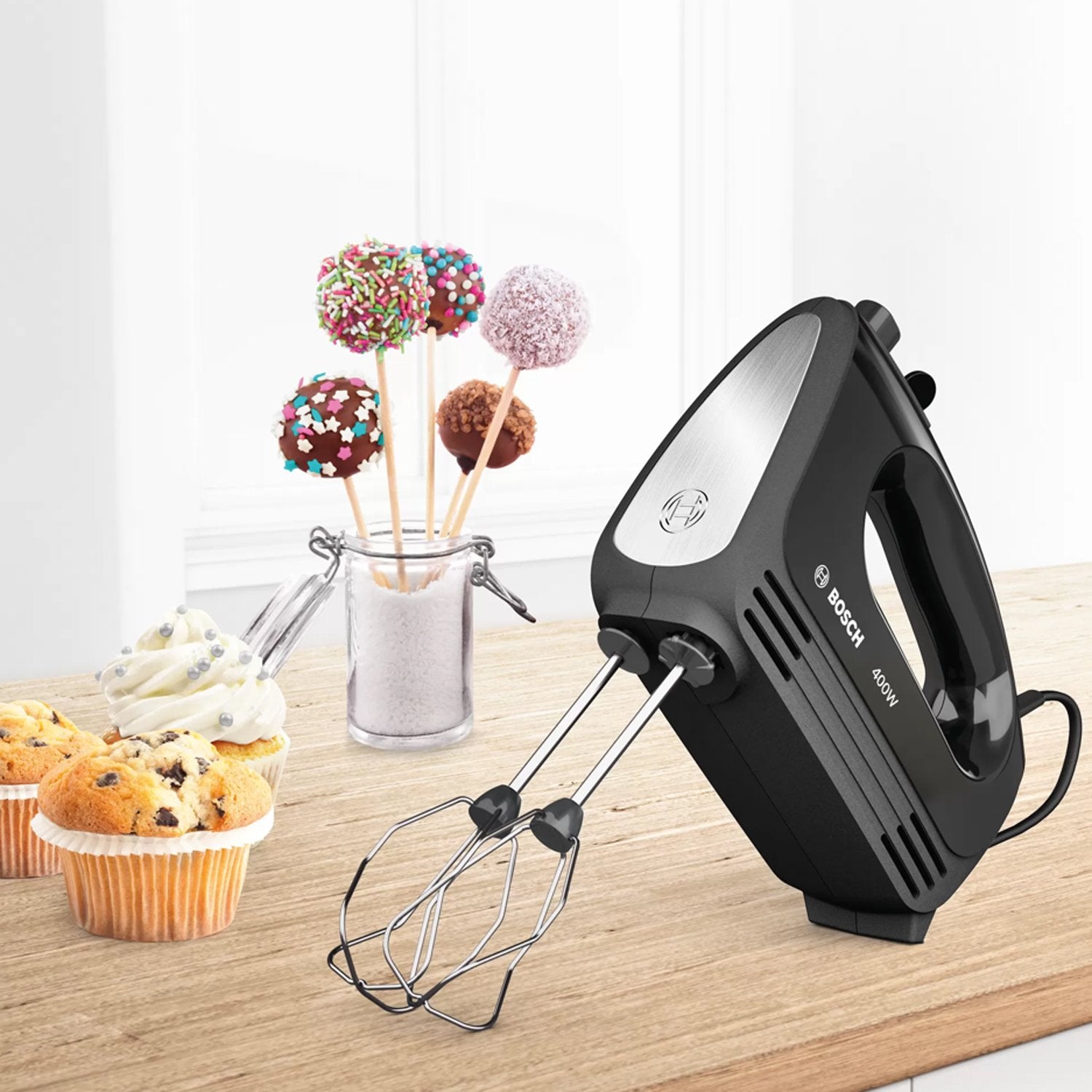 Elvisp MFQ2420B black 400W CleverMixx Light weight