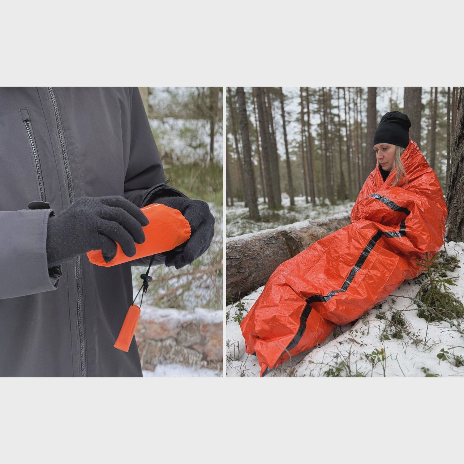 Emergency Bivvy Sleeping Bag, Wind & Waterproof, 90x210cm
