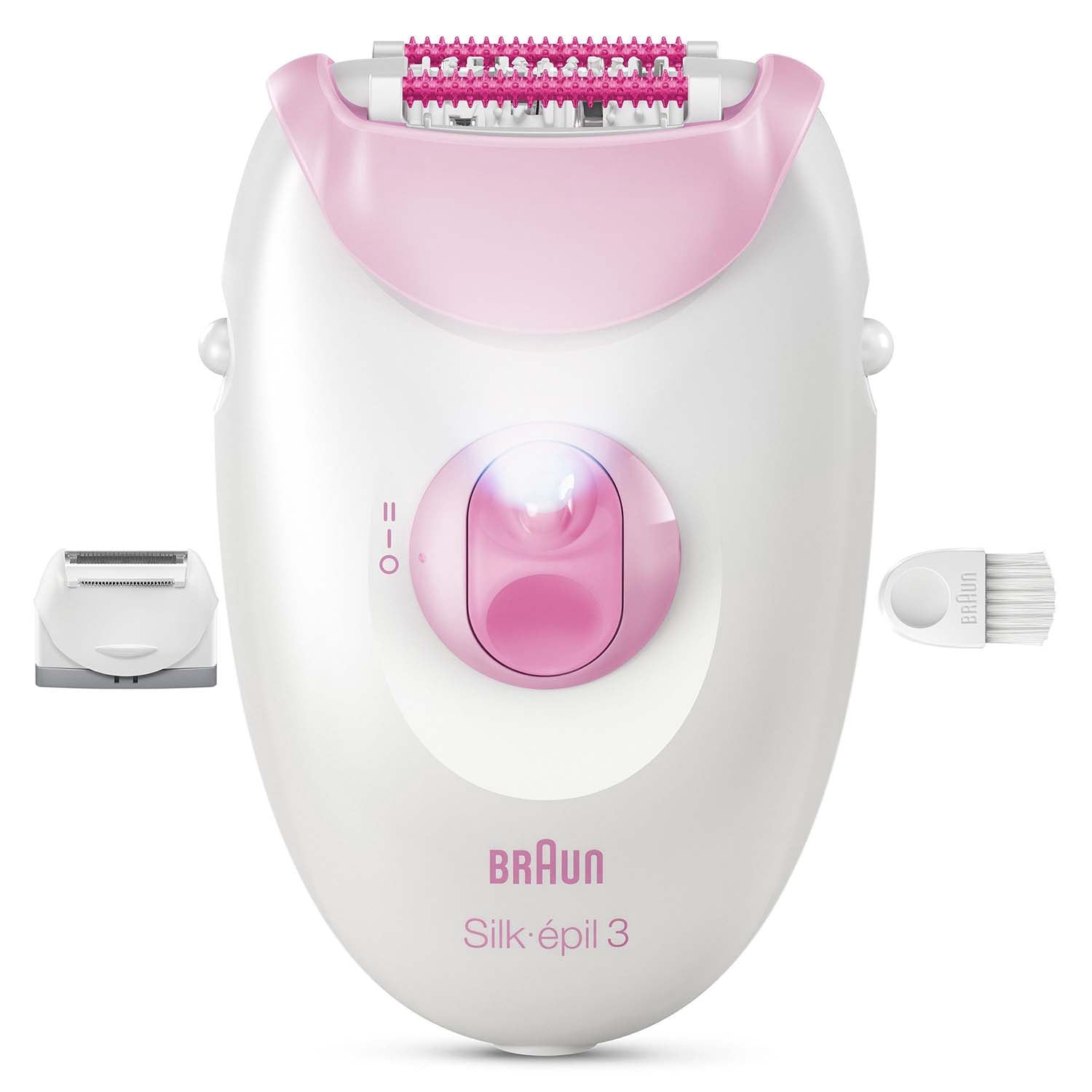Epilator with Cord for Long-Lasting Smooth Skin, Pink