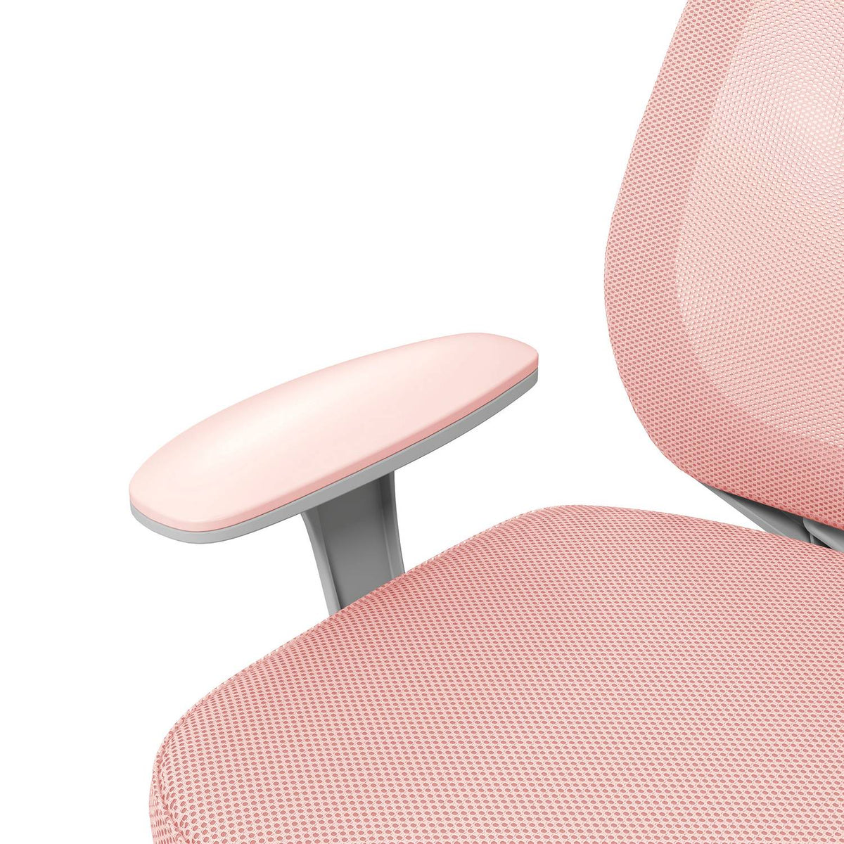 Ergonomic Office Chair, Adjustable Height, Pink, 360° Swivel