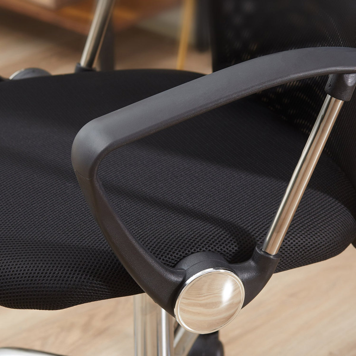 Ergonomic Office Chair, Gaming Chair, Swivel Chair With Rocker Function, Height-Adjustable Desk Chair, Foam, Mesh, Black