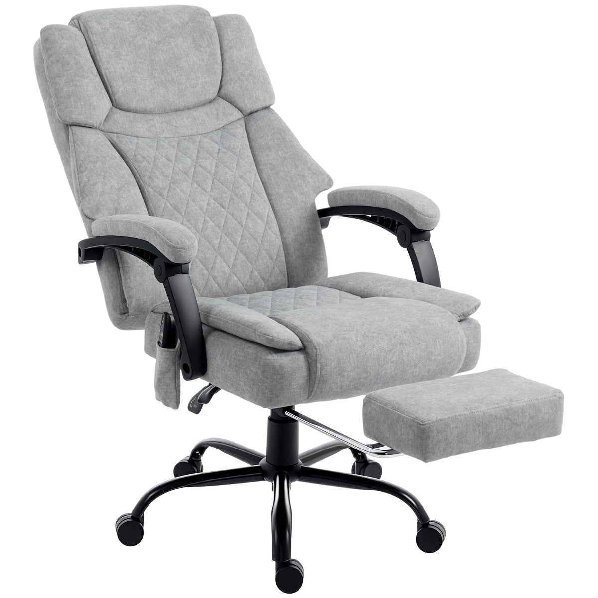 Ergonomic Office Chair with Massage and Heating, Reclines 135
