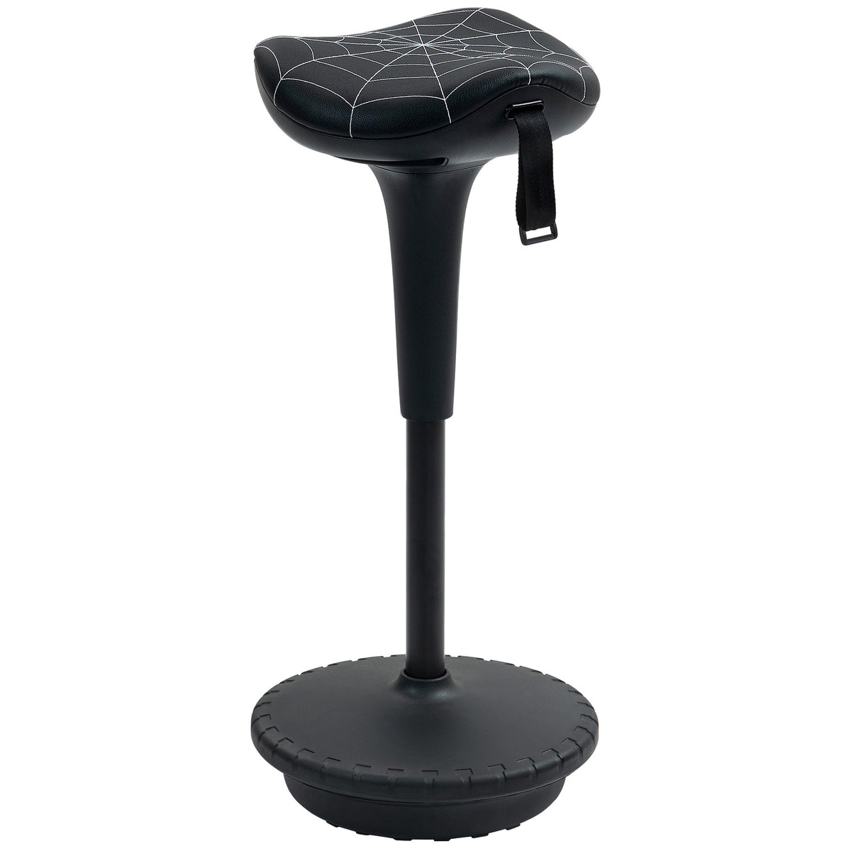 Ergonomic Standing Stool with Adjustable Height, Black