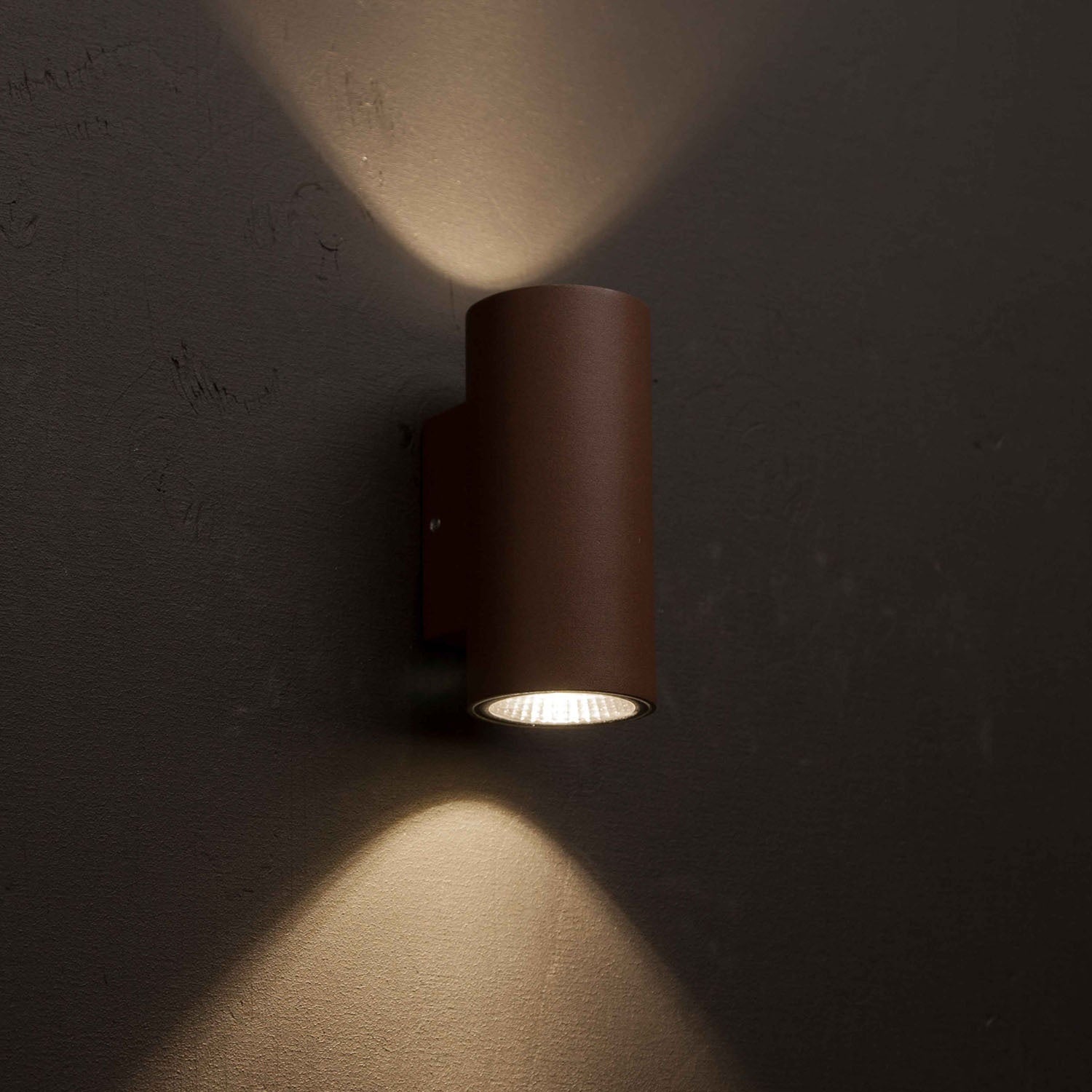 Erik II Wall light LED IP65 3000K 6W 494lm Corten