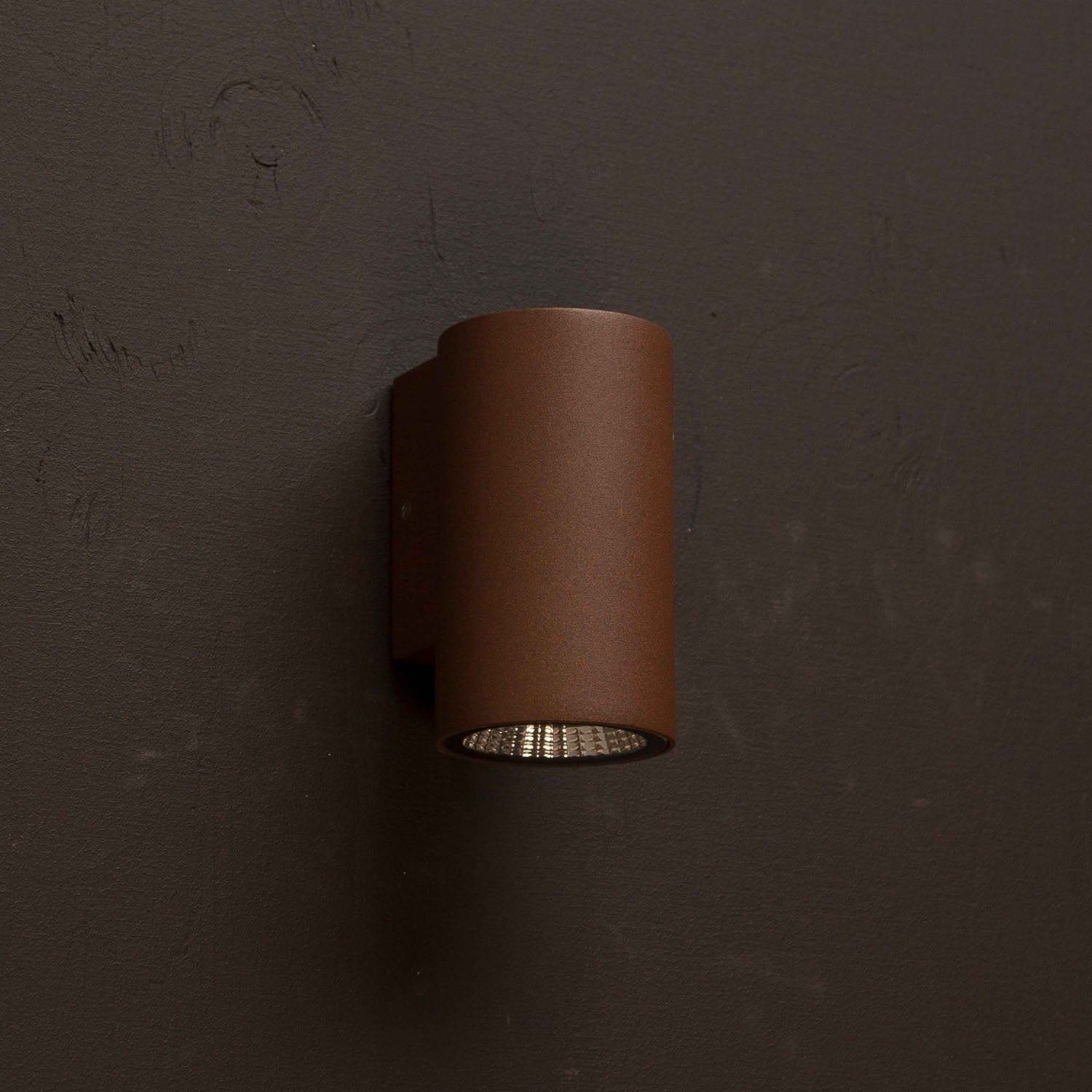 Erik I Wall light LED IP65 3000K 2W 293lm Corten