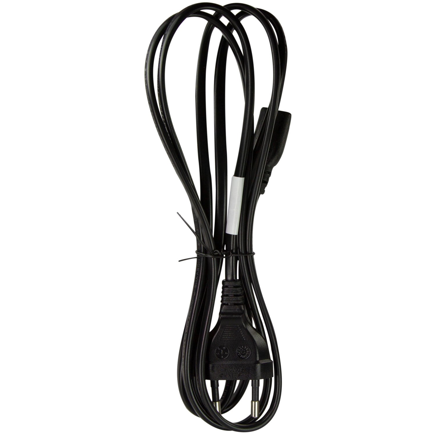 Euro Power Cable to C7, 5m, Black
