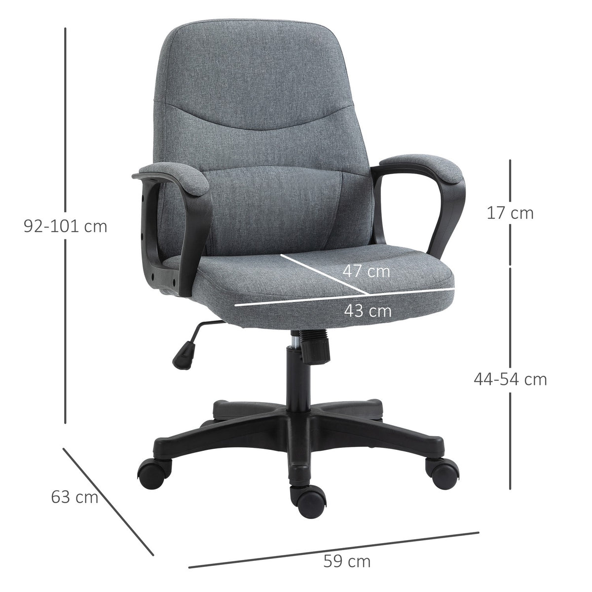 Executive Chair Office Chair With Massage Function, Height Adjustable, Ergonomic Design, Usb Interface