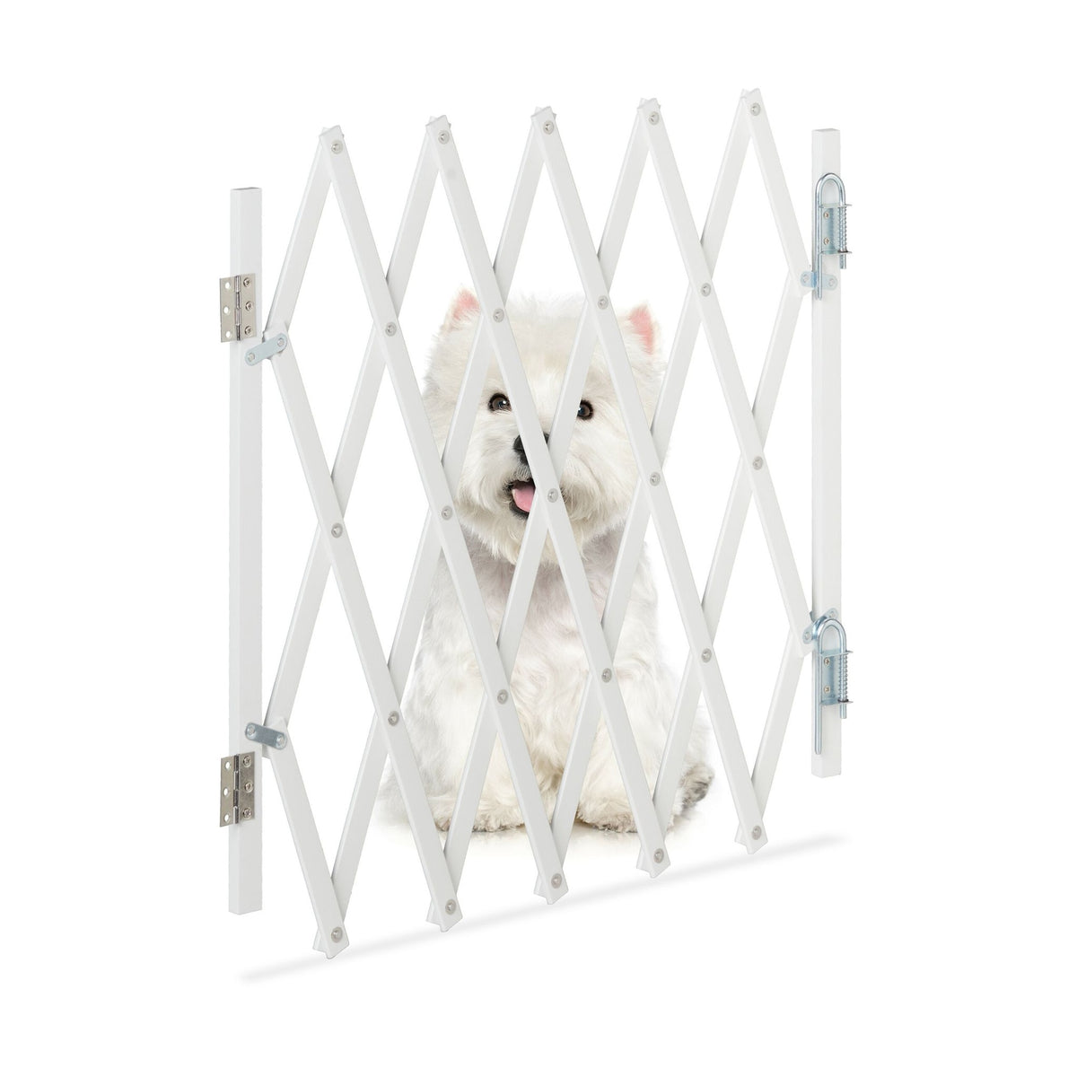 Extendable Dog Barrier in White