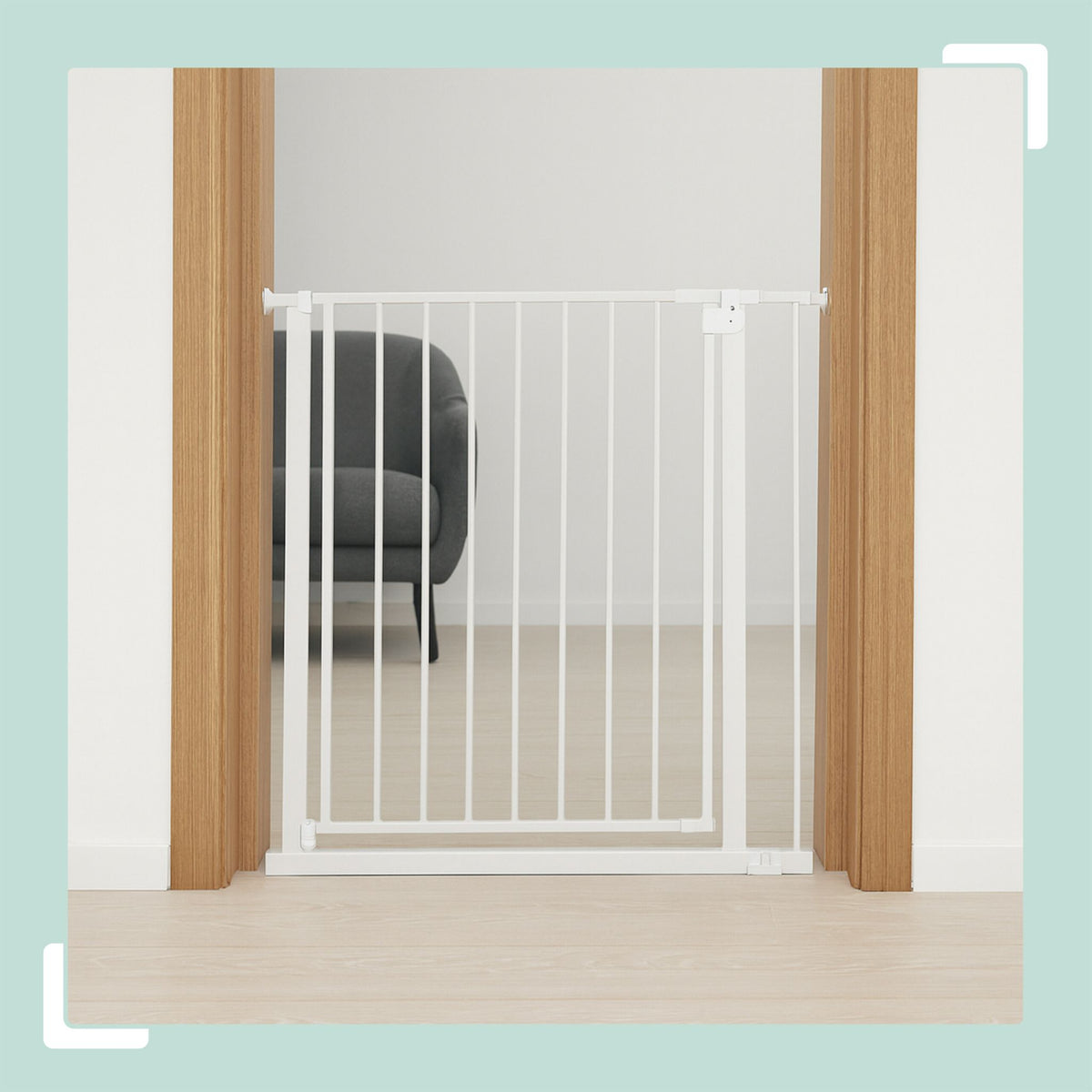 Extendable Safety Gate for Doors & Stairs, 75–100 cm