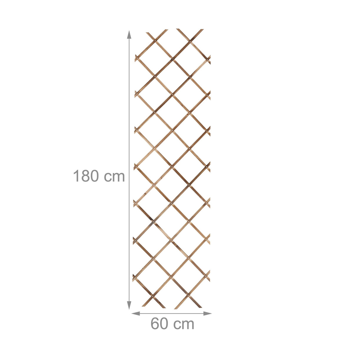 Extendable Wall Plant Trellis Set of 3, 180x60 cm