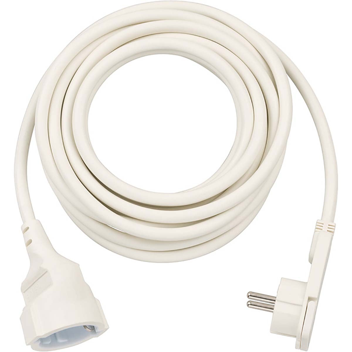 Extension cable 5 m H05VV-F 3G1.5 IP20 White