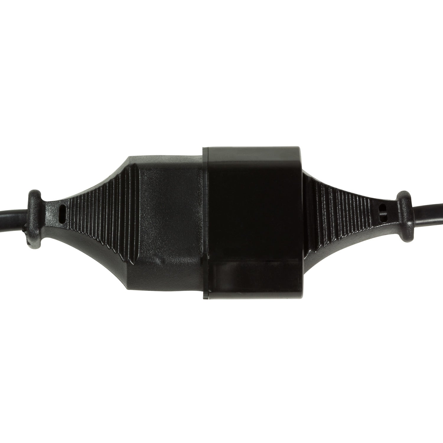 Extension cable Ungrounded Euro Black 3m