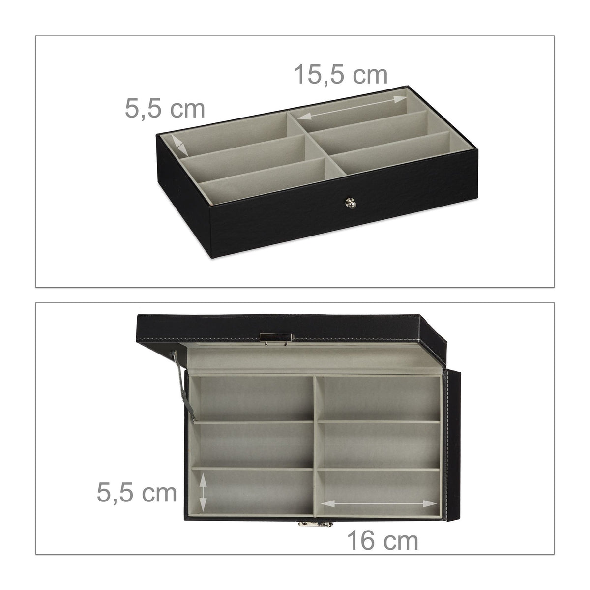 Eyeglass storage for 12 pairs